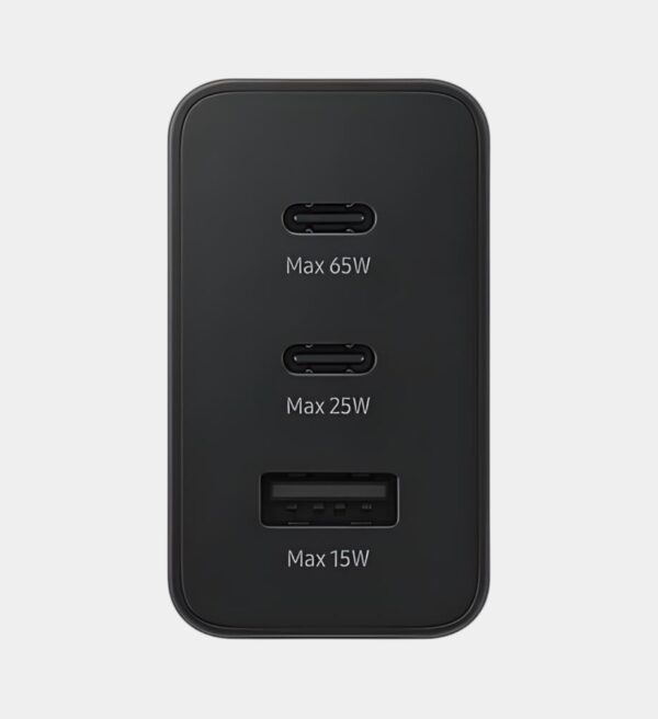 Samsung Super Fast Charging oplader met 3 USB poorten 65W Zwart - Image 2